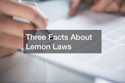 Three Facts About Lemon Laws