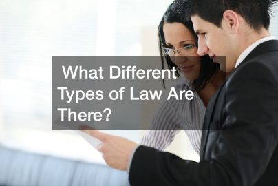 What Different Types of Law Are There?