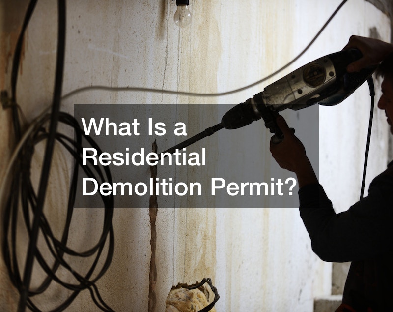 What Is A Residential Demolition Permit? - New York State Law