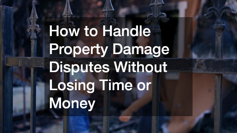 How to Handle Property Damage Disputes Without Losing Time or Money